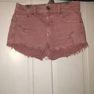 American Eagle frayed shorts